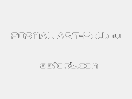 FORMAL ART-Hollow