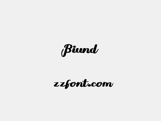 Biund