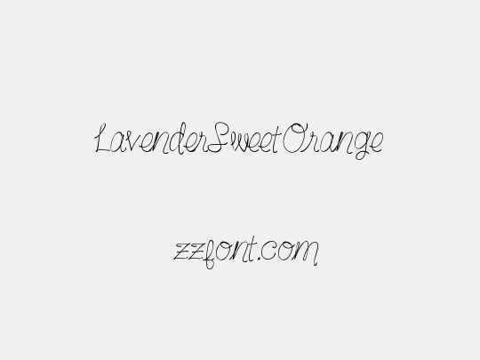 LavenderSweetOrange