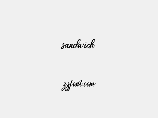 sandwich