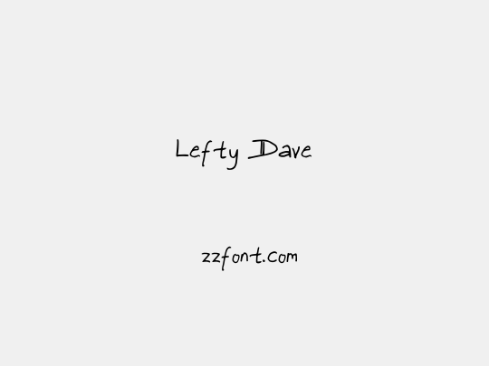Lefty Dave