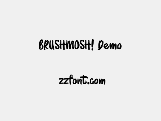 BRUSHMOSH! Demo