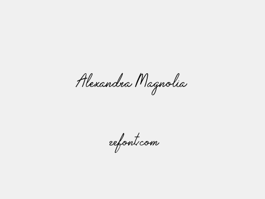Alexandra Magnolia