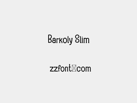 Barkoly Slim