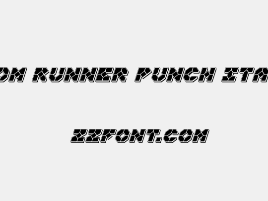 Zoom Runner Punch Italic