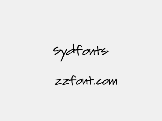 Sydfonts