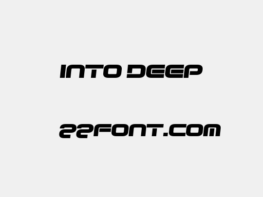 Into Deep