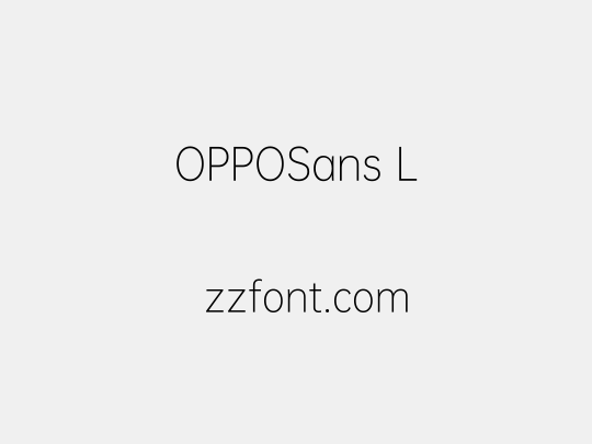 OPPOSans L