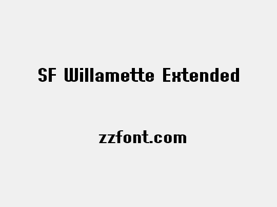 SF Willamette Extended