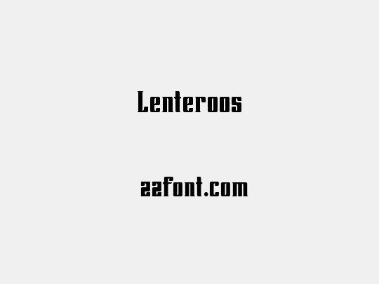 Lenteroos
