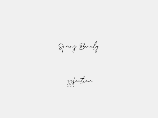 Spring Beauty