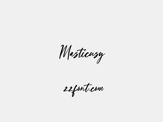 Masticusy