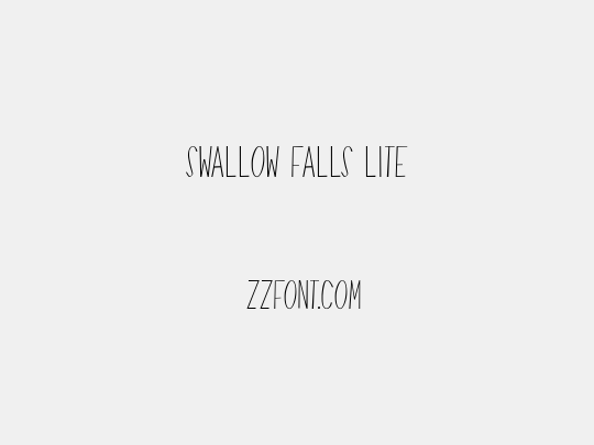 Swallow Falls Lite