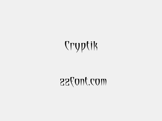 Cryptik