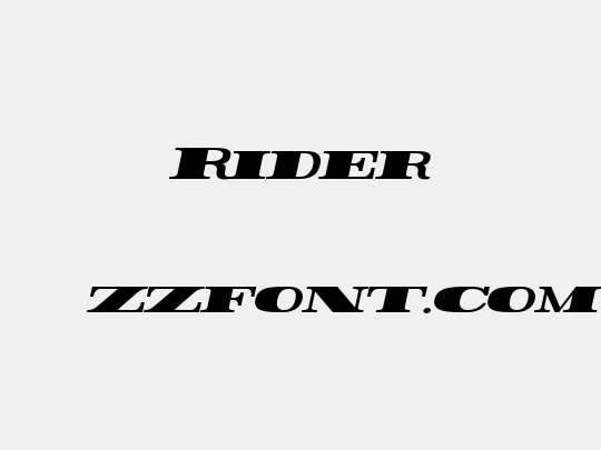 Rider