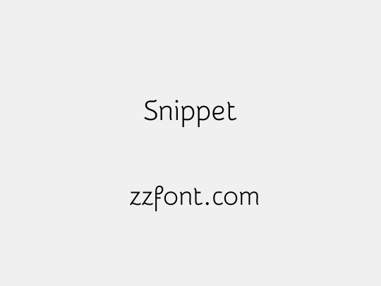 Snippet
