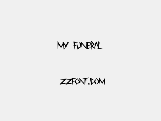 My Funeral
