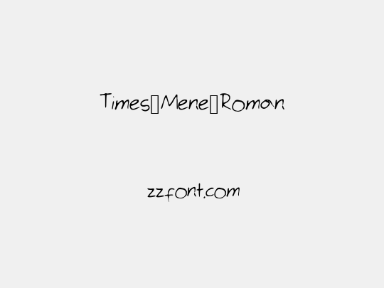 Times_Mene_Roman