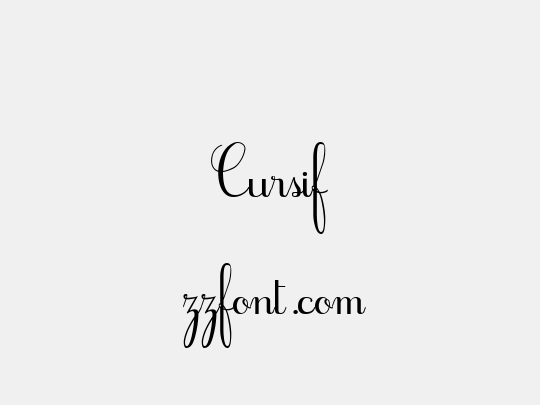 Cursif