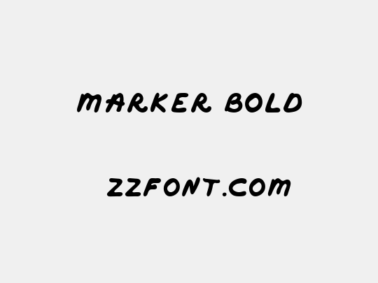 Marker Bold