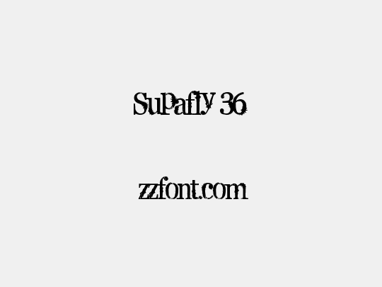 Supafly 36