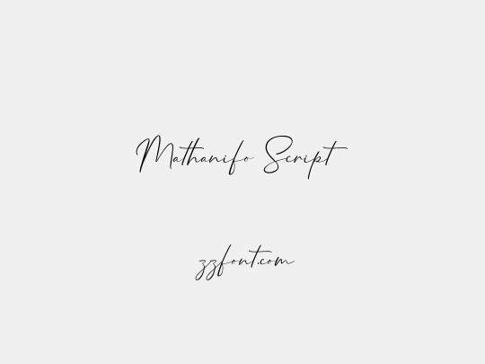 Mathanifo Script