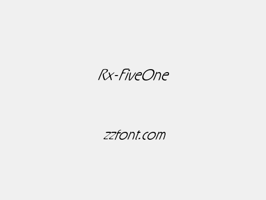 Rx-FiveOne