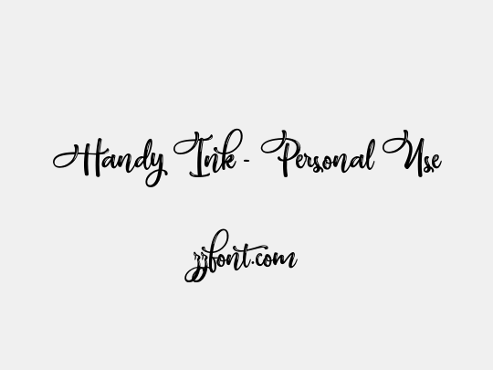 Handy Ink - Personal Use