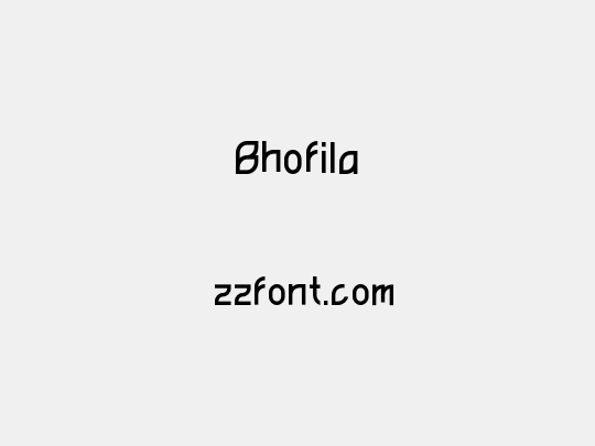 Bhofila