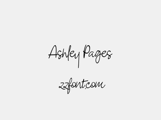 Ashley Pages