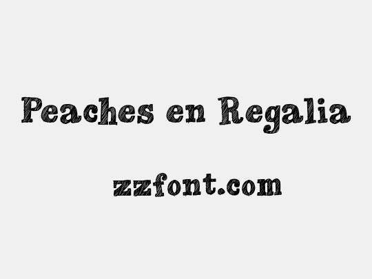 Peaches en Regalia
