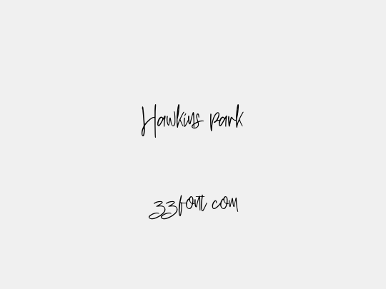 Hawkins park