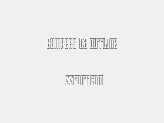 Bumpers 03 outline