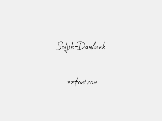 Soljik-Dambaek