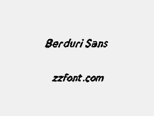 Berduri Sans