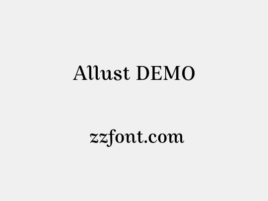 Allust DEMO