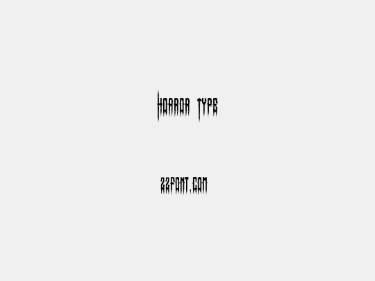 Horror Type