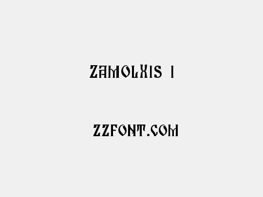 Zamolxis I