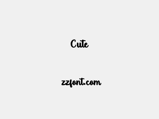 Cute