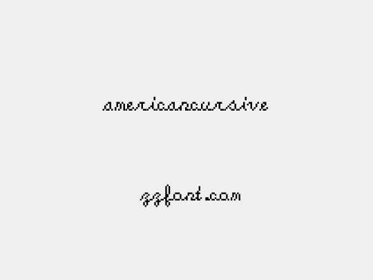americancursive