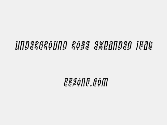 Underground Rose Expanded Ital