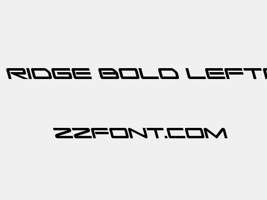 Sky Ridge Bold Leftalic
