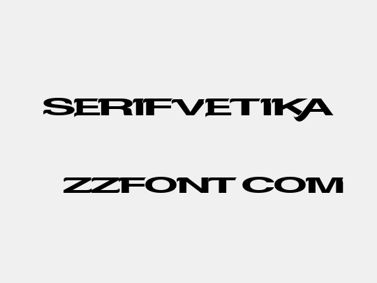 Serifvetika