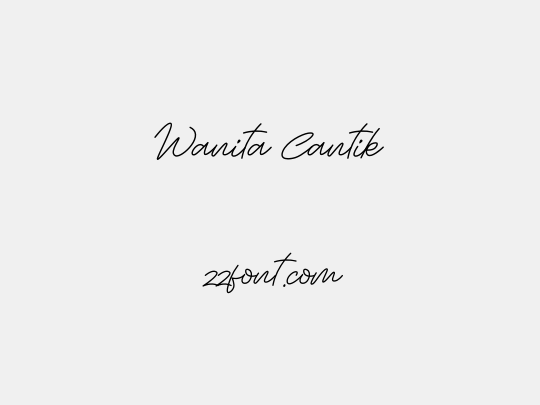 Wanita Cantik