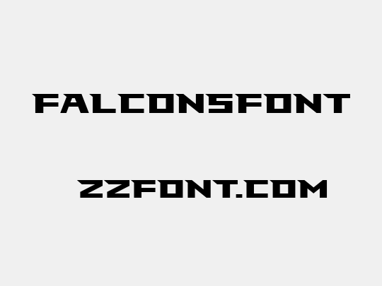 FalconsFont