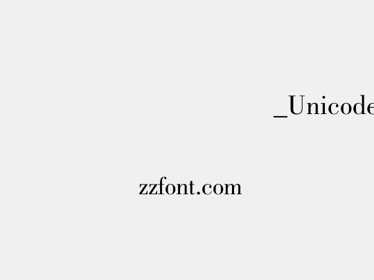 方正西双版纳傣文黑体_Unicode