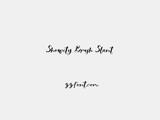 Showety Brush Slant