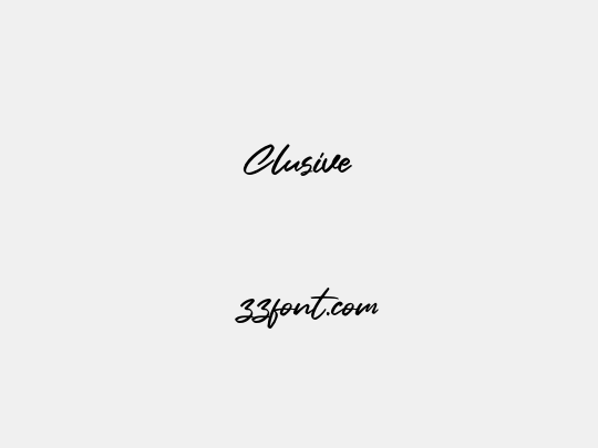 Clusive