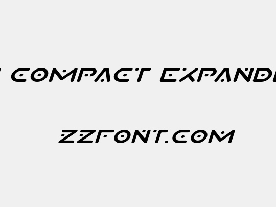Planet X Compact Expanded Italic
