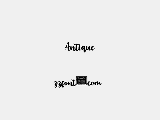 Antique